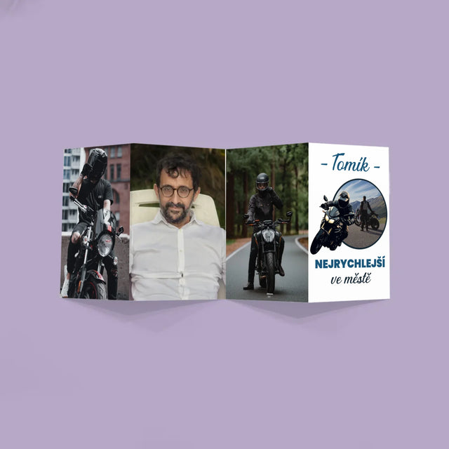 Fotka S Textem: Nejrychlejší Ve Městě - Velká Harmonika Z Fotografií