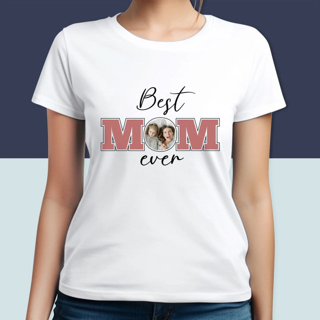 Fotokoláž: Best Mom Ever - Damské Tričko