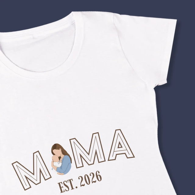 Fotka S Textem: Máma Established - Damské Tričko