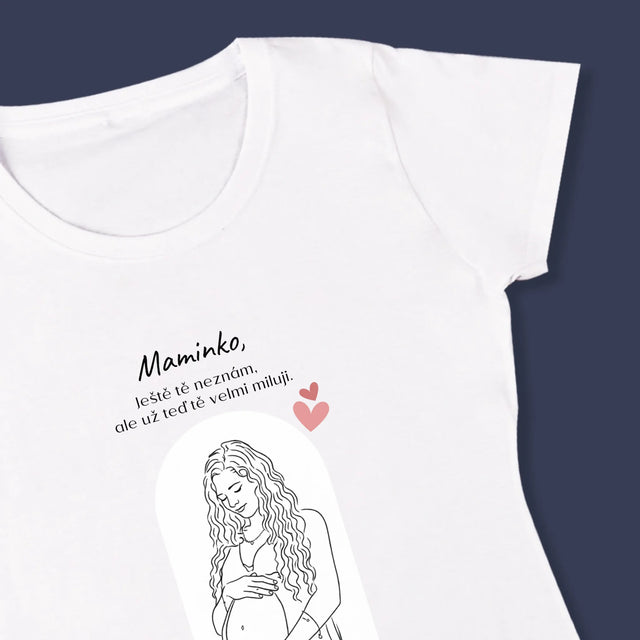 Fotka S Textem: Lineart Pro Maminku - Damské Tričko