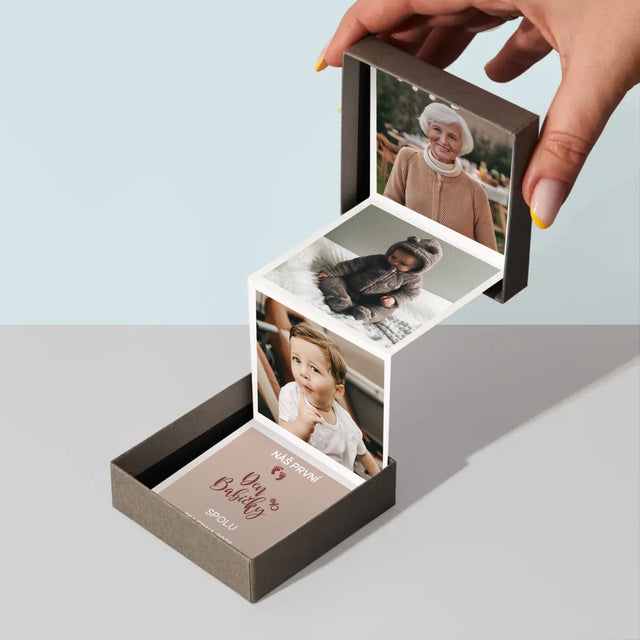 Fotokoláž: První Den Babičky - Fotoalbum Harmonika