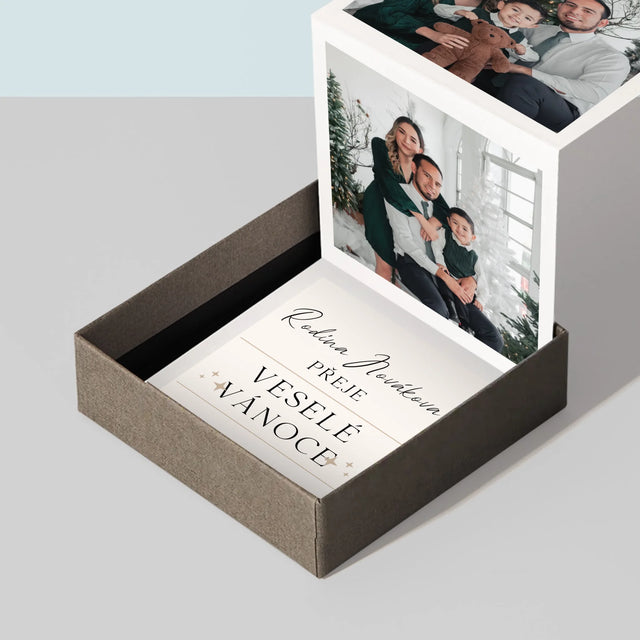 Fotokoláž: Veselé Vánoce Přání - Fotoalbum Harmonika