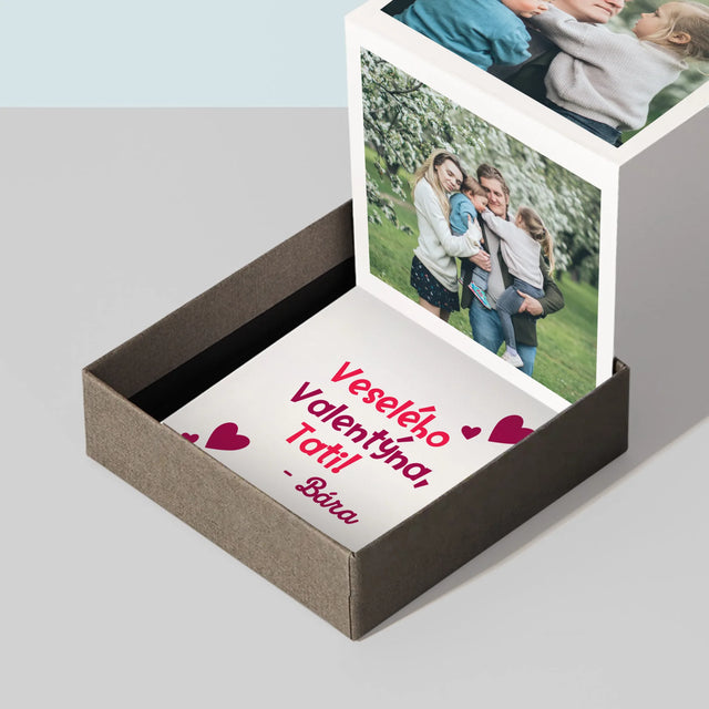Fotka S Textem: Valentýn Pro Tátu - Fotoalbum Harmonika