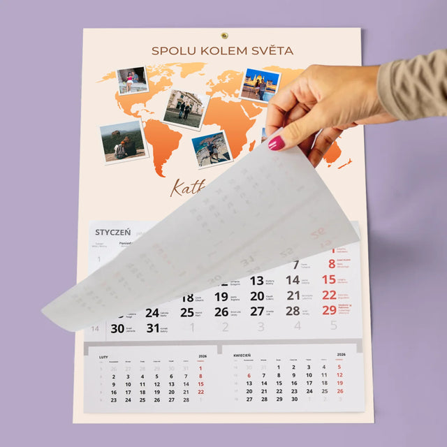 Fotokoláž: Spolu Kolem Světa - Fotokalendář