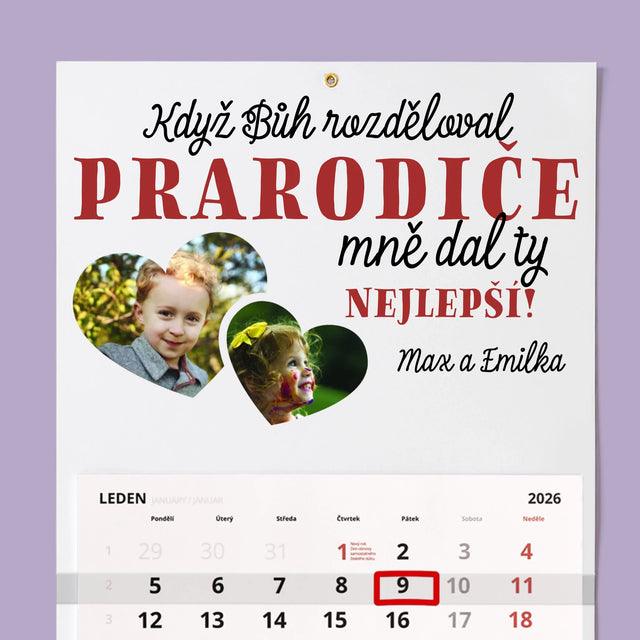 Fotokoláž: Když Bůh Rozděloval Prarodiče - Fotokalendář