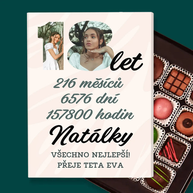 Slovo Z Fotek: 18 Let Odpočítávání - Pralinky