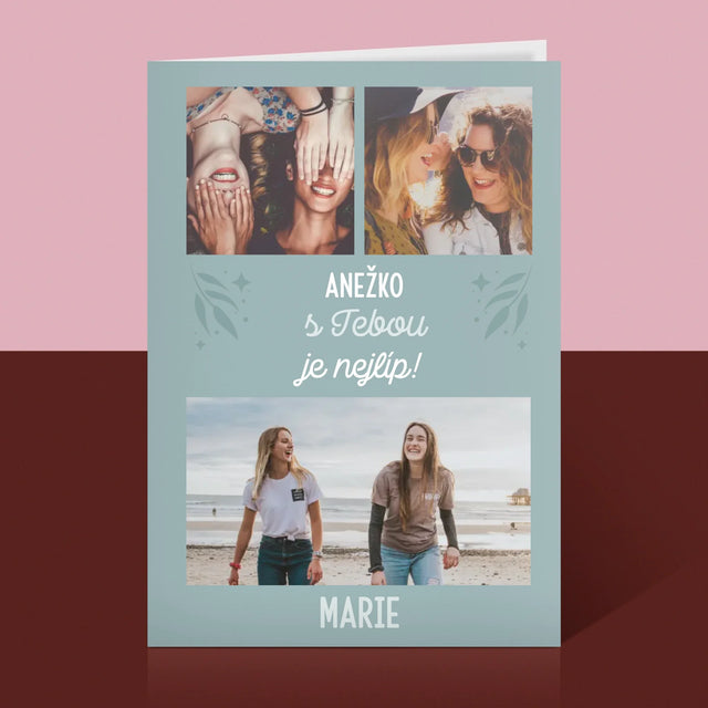 Fotokoláž: Nejlepší Kamarádky - Přání