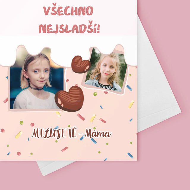 Fotokoláž: Všechno Nejsladší - Přání