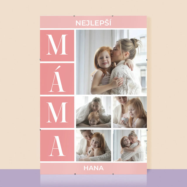 Fotokoláž: Nejlepší Máma Koláž - Plakát