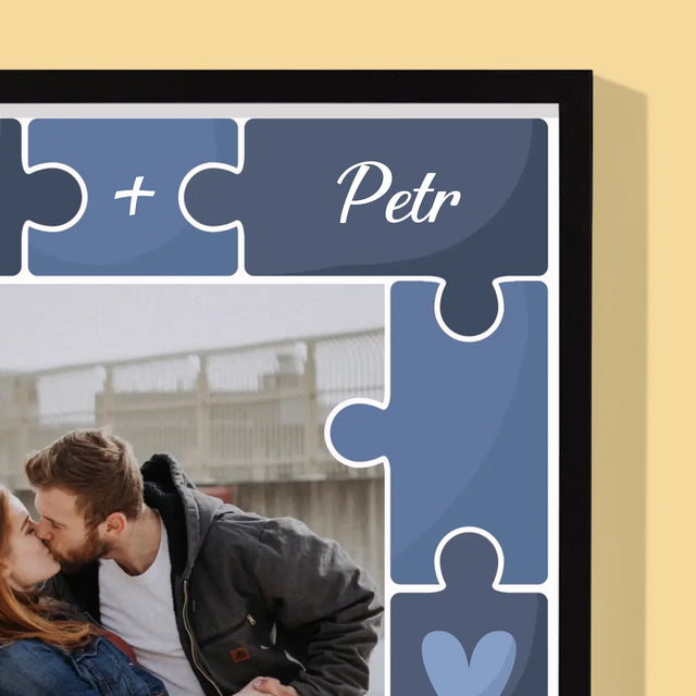 Fotka A Nápis: Puzzle + Foto - Tisk V Rámečku