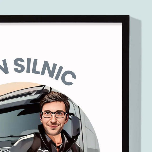 Tvoje Postava: Pán Silnic - Tisk V Rámečku