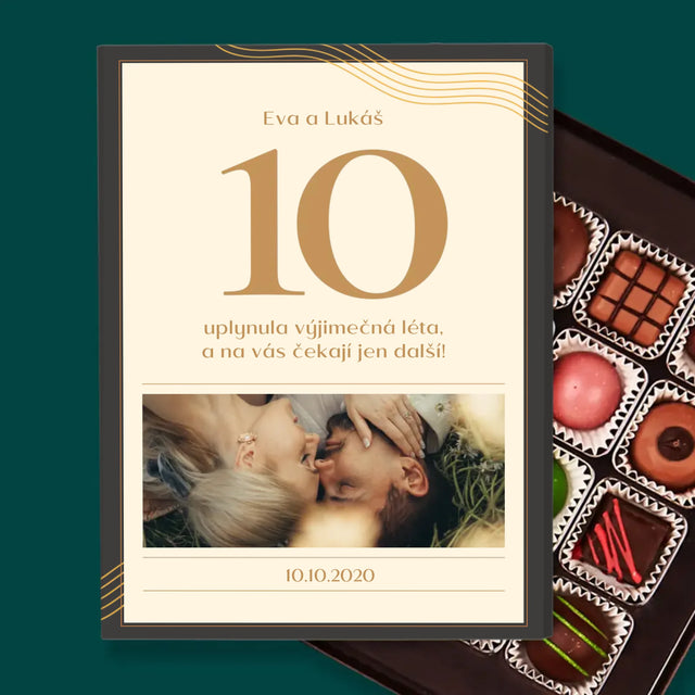 Fotka A Textem: 10. Výročí - Pralinky