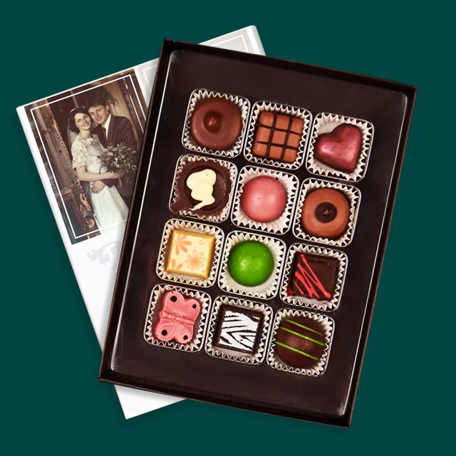Fotokoláž: 25 Let Spolu - Pralinky