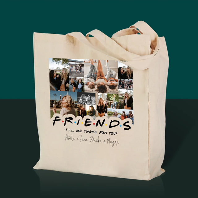 Fotokoláž: Friends - Plátěná Taška