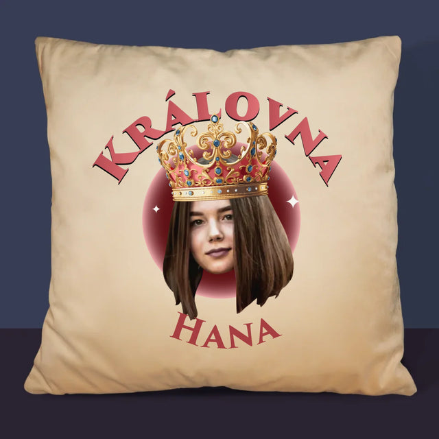 Fotka A Nápis: Královna - Polštář
