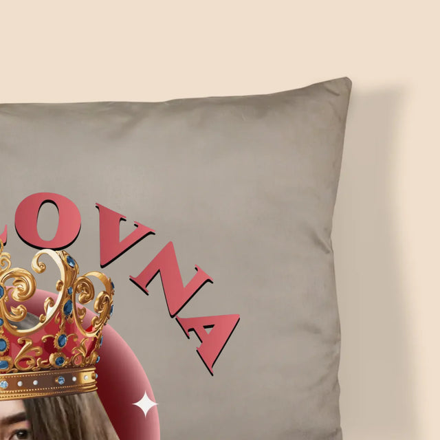 Fotka A Nápis: Královna - Polštář