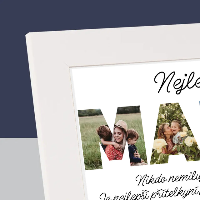 Slovo Z Fotek: Nejúžasnější Máma Na Světě - Fotorámeček