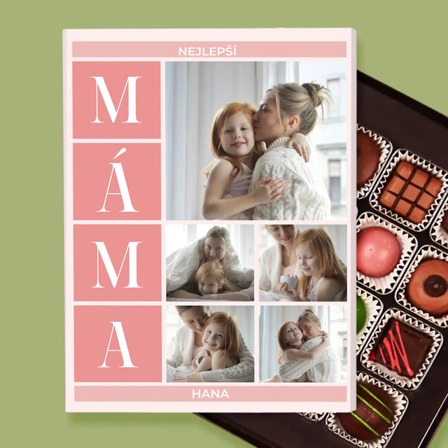 Fotokoláž: Nejlepší Máma Koláž - Pralinky