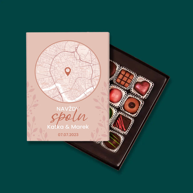 Mapa Města: Navždy Spolu - Mapa Města - Pralinky