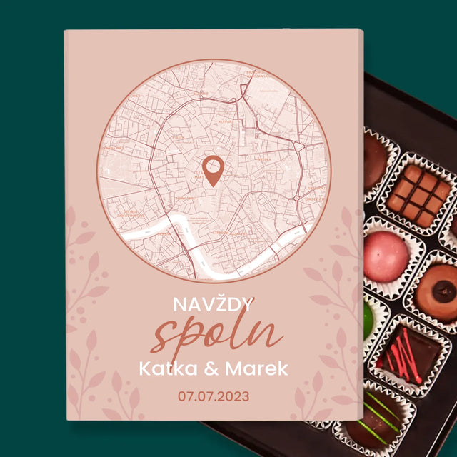 Mapa Města: Navždy Spolu - Mapa Města - Pralinky