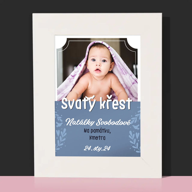 Fotka A Nápis: Svatý Křest - Fotorámeček