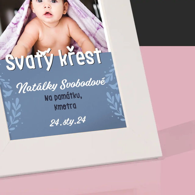 Fotka A Nápis: Svatý Křest - Fotorámeček