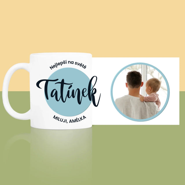 Fotka A Nápis: Nejlepší Tatínek Na Světě - Hrnek