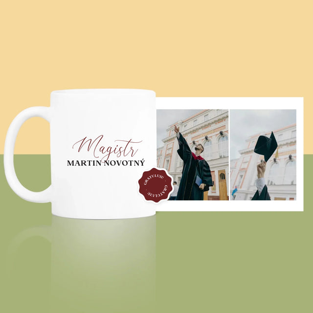 Fotokoláž: Magistr - Hrnek