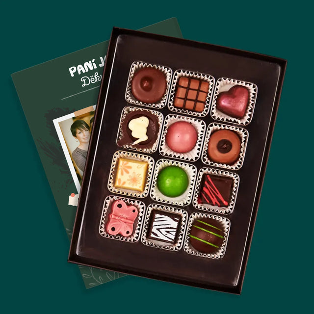 Fotokoláž: Děkujeme Za Znalosti - Pralinky