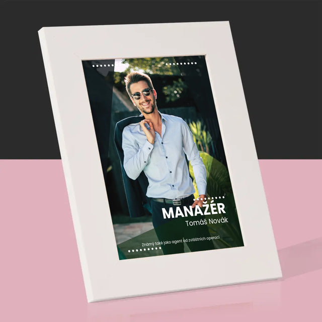 Foto a podpis: Manažer - Fotorámeček | CZ