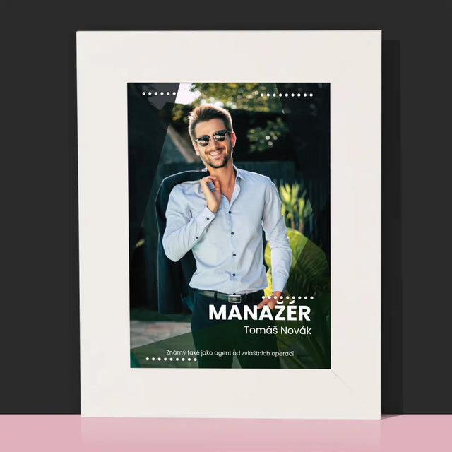 Foto a podpis: Manažer - Fotorámeček | CZ