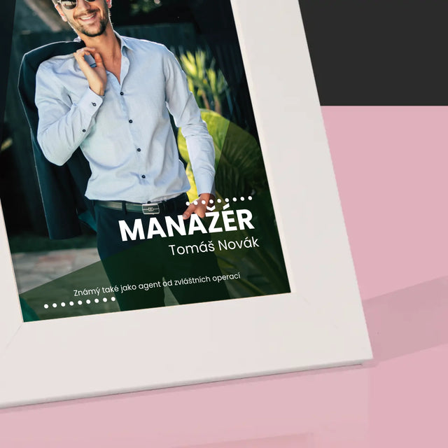 Foto a podpis: Manažer - Fotorámeček | CZ