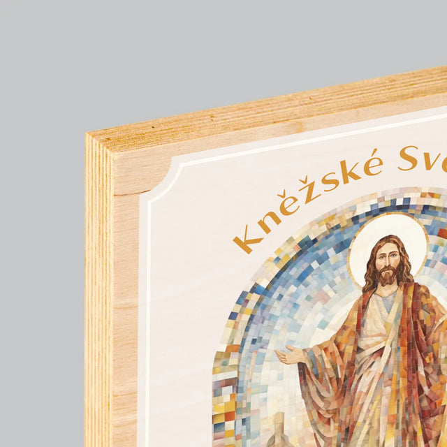 Jméno A Nápis: Kněžské Svěcení - Tisk Na Dřevo