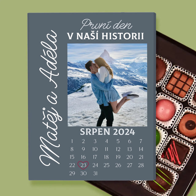 Fotka A Textem: První Den V Naší Historii - Pralinky