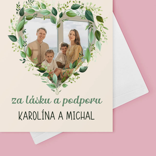Fotka A Nápis: Děkujeme, Tati - Přání