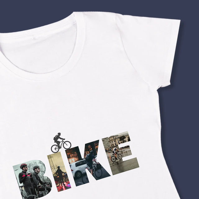 Slovo Z Fotek: Bike - Damské Tričko