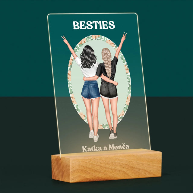 Designér Postav: Best Friends - Tisk Na Akrylovém Skle