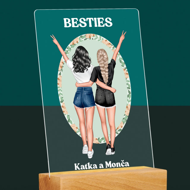 Designér Postav: Best Friends - Tisk Na Akrylovém Skle