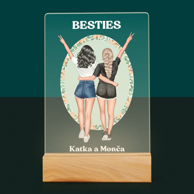 Designér Postav: Best Friends - Tisk Na Akrylovém Skle