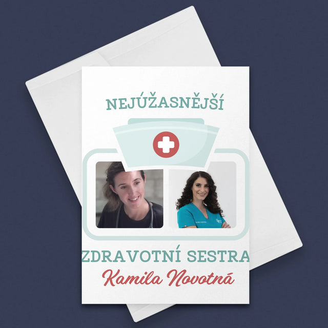 Fotokoláž: Nejúžasnější Zdravotní Sestra - Přání