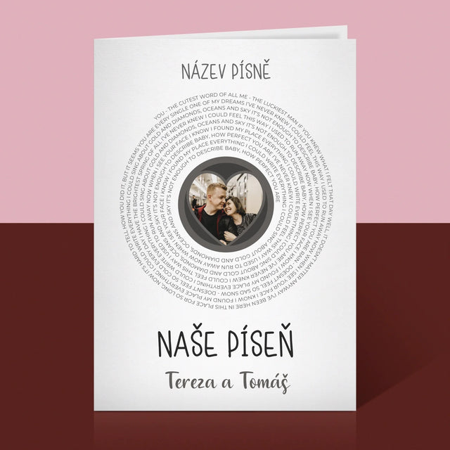 Fotka A Nápis: Naše Píseň - Přání