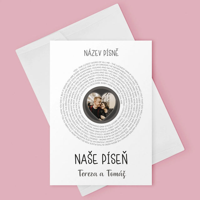 Fotka A Nápis: Naše Píseň - Přání