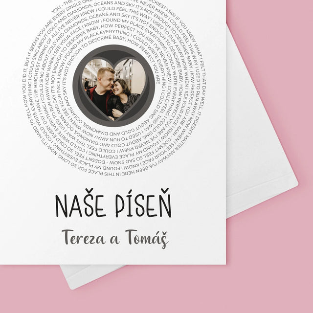 Fotka A Nápis: Naše Píseň - Přání