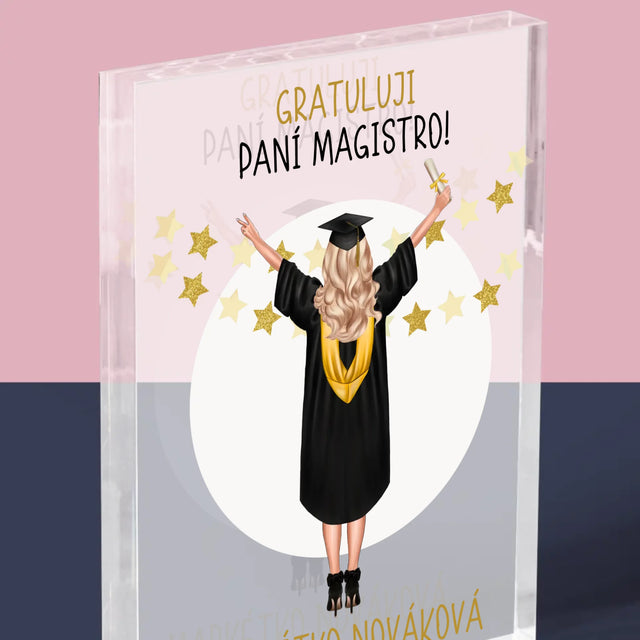 Designér Postav: Jsi Magistra - Akrylový Blok