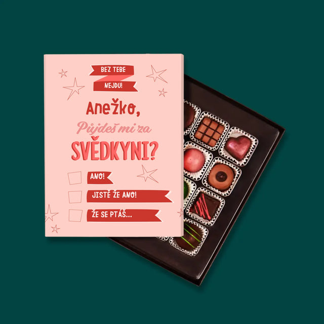 Jméno A Nápis: Bez Tebe Nejdu - Pralinky