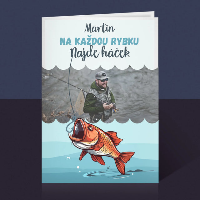 Fotka A Nápis: Najde Háček - Přání