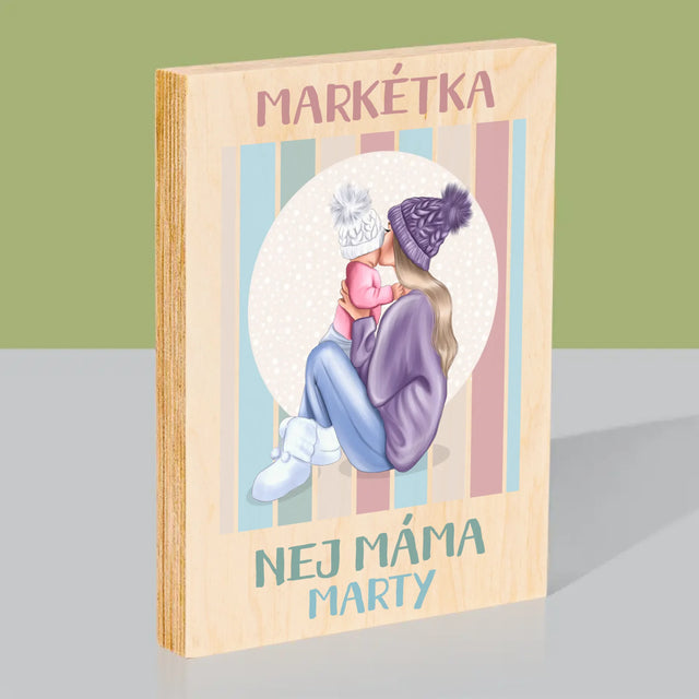 Designér Postav: Nej Máma - Tisk Na Dřevo