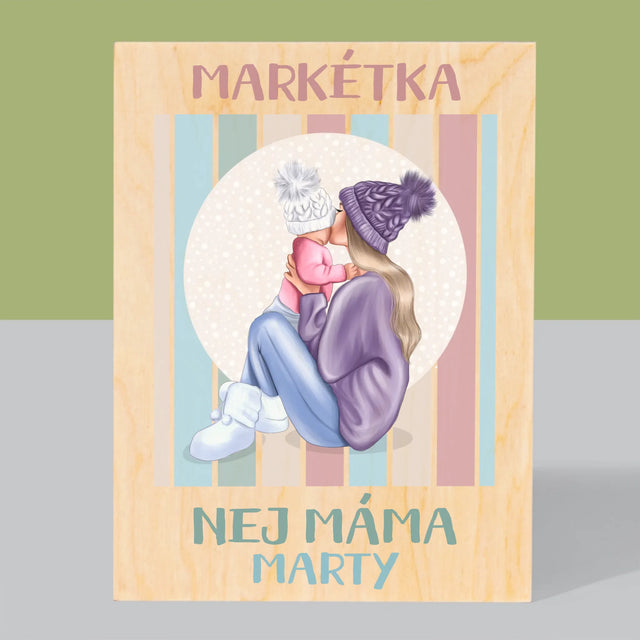 Designér Postav: Nej Máma - Tisk Na Dřevo