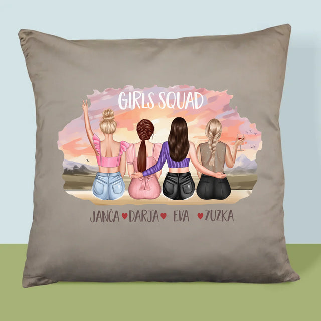 Designér Postav: Girls Squad - Polštář