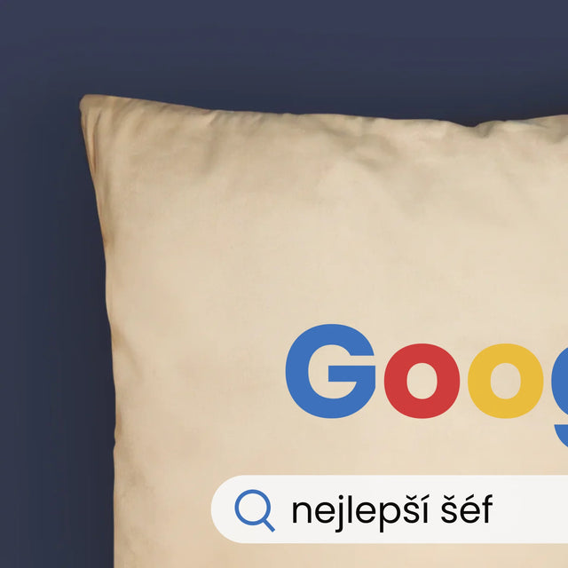 Fotka A Nápis: Nejlepší Šéf Výsledek Google - Polštář